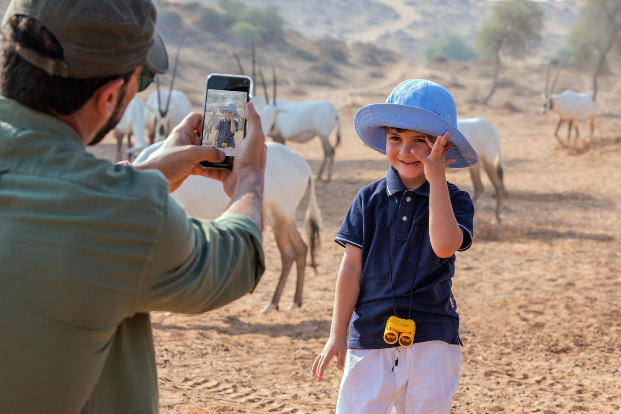 The Ritz-Carlton Ras Al Khaimah, Al Wadi Desert Bagian luar foto Sheikh Zayed bin Sultan Al Nahyan with his son, Sheikh Hazza bin Sultan Al Nahyan